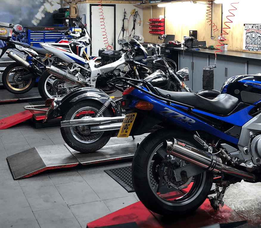 Servicing, MOT Testing, Tyres & Repairs at Doncaster Motorcycles